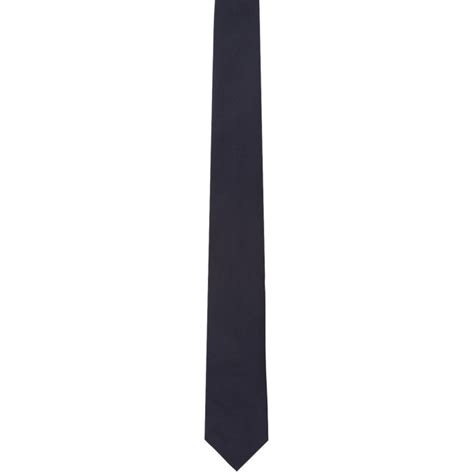 prada navy micro-faille tie|Navy Micro.